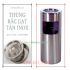 Thùng rác inox tròn gạt tàn 250x610mm #thung_rac_inox_250x610mm, #thungracinoxtron, Thùng rác nhựa, thùng rác compo